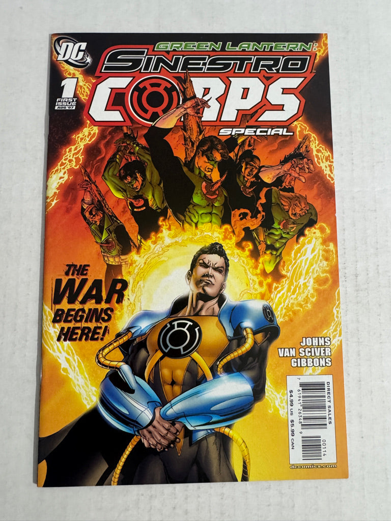 GREEN LANTERN SINESTRO CORPS SPECIAL #1 NM 4th Print Ethan Van Sciver Variant 1ST APPEARANCE