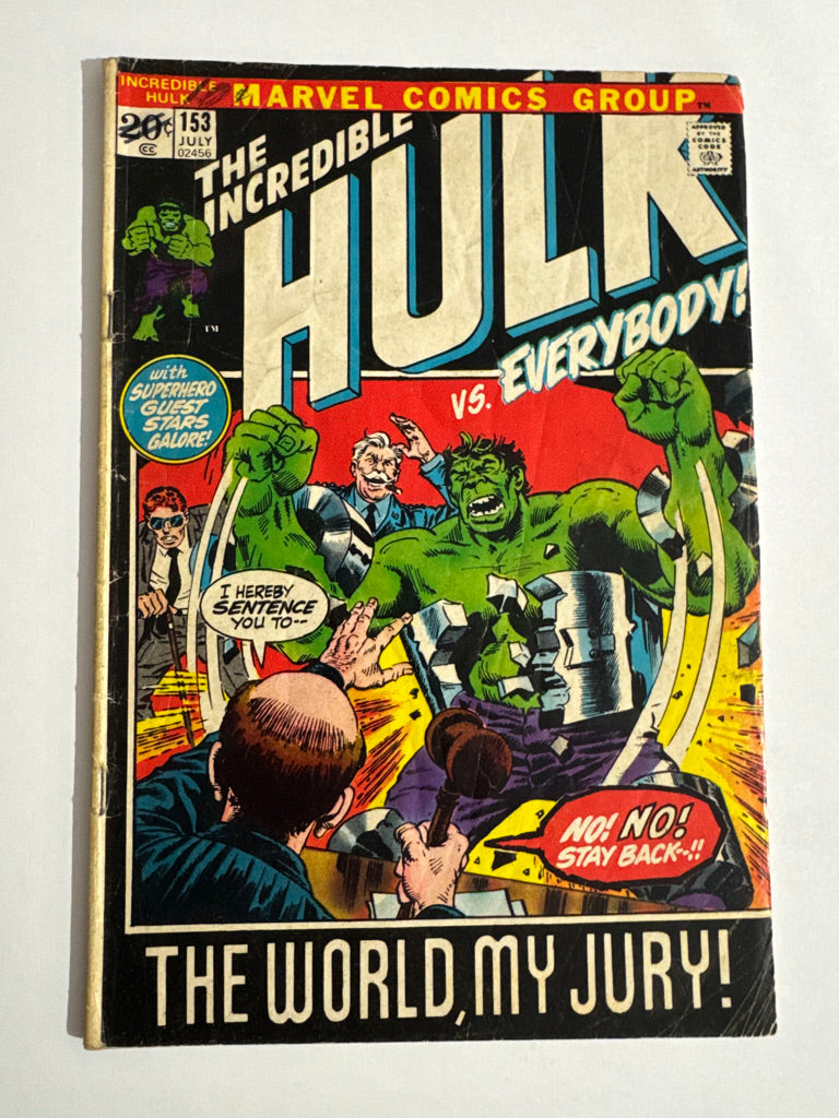 INCREDIBLE HULK #153 GD