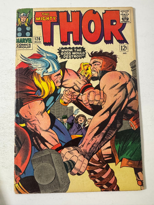 THE MIGHTY THOR #126 GD/VG