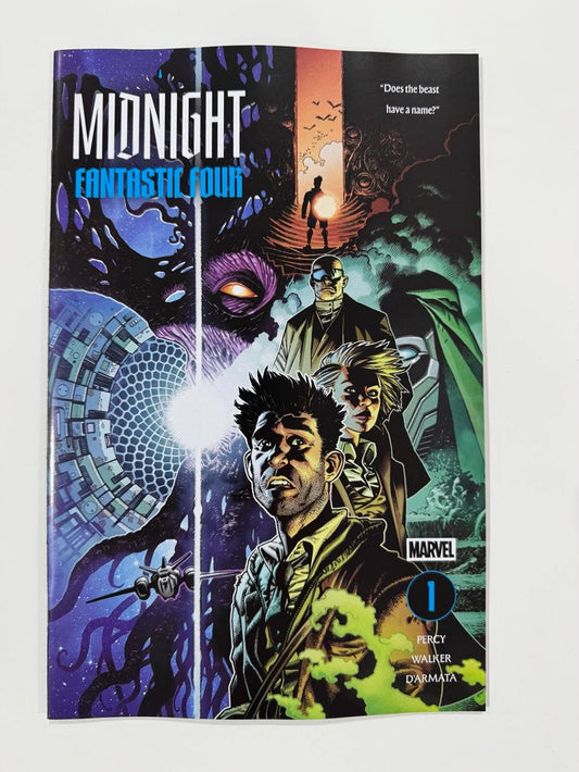 MIDNIGHT FANTASTIC FOUR #1 NM 2nd Printing Kev Walker Uncloaked