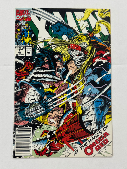 X-MEN #5 VF/NM Jim Lee Cover 1ST APPEARANCE NEWSSTAND