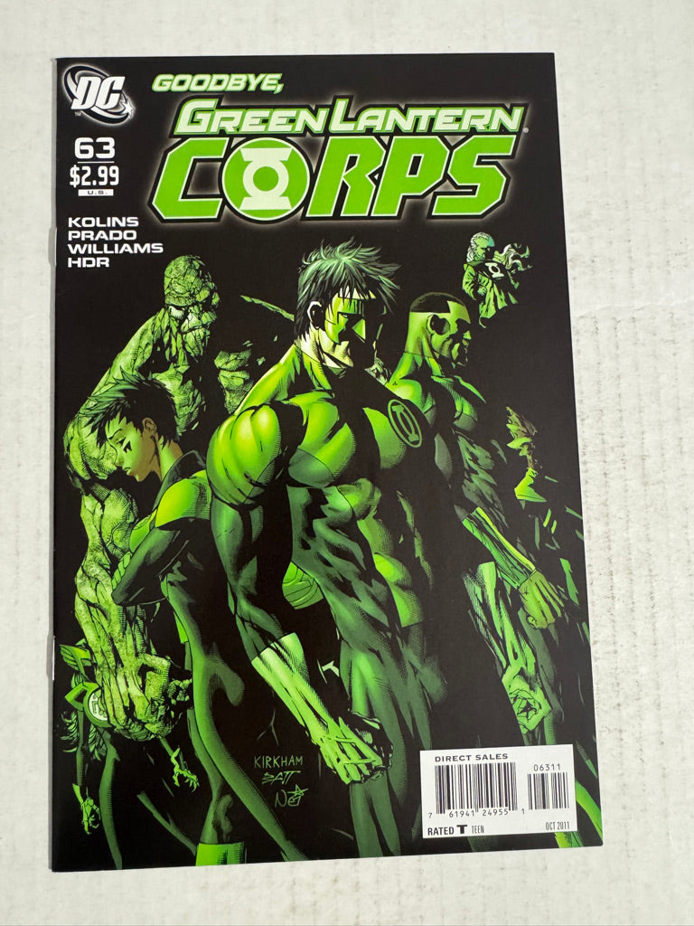 GREEN LANTERN CORPS #63 Vol 2 NM- Tyler Kirkham Cover