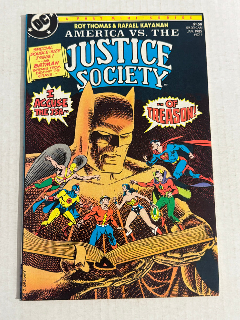 AMERICA VS THE JUSTICE SOCIETY #1 VF/NM