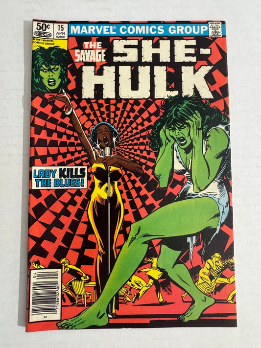 SAVAGE SHE-HULK #15 FN/VF NEWSSTAND