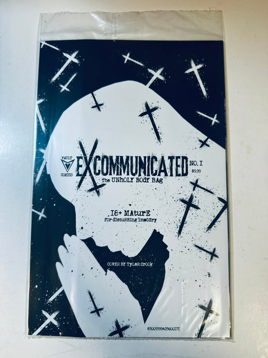 EXCOMMUNICATED #1 NM Cover G Tyler Crook Extreme Unholy Black Bag Variant