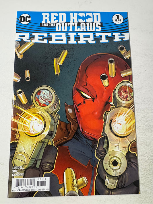 RED HOOD AND THE OUTLAWS REBIRTH #1 NM