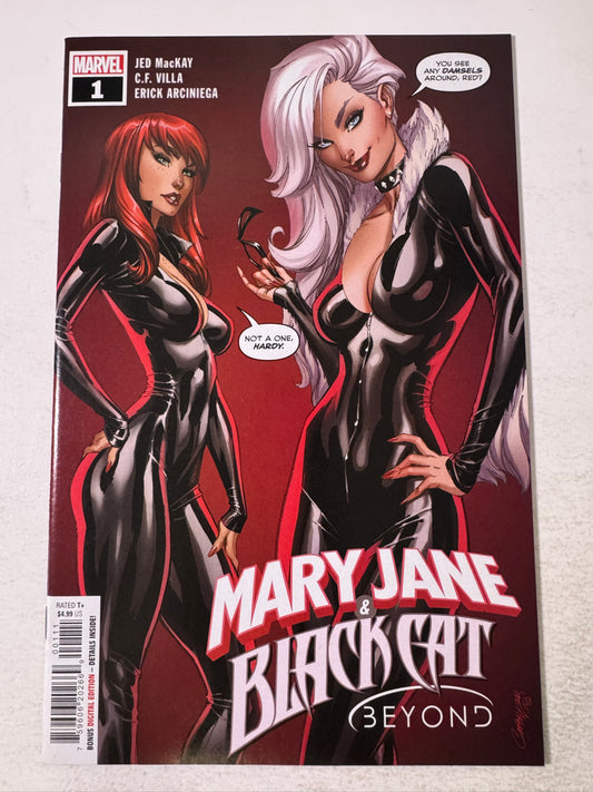 MARY JANE & BLACK CAT Beyond #1 NM J Scott Campbell Cover