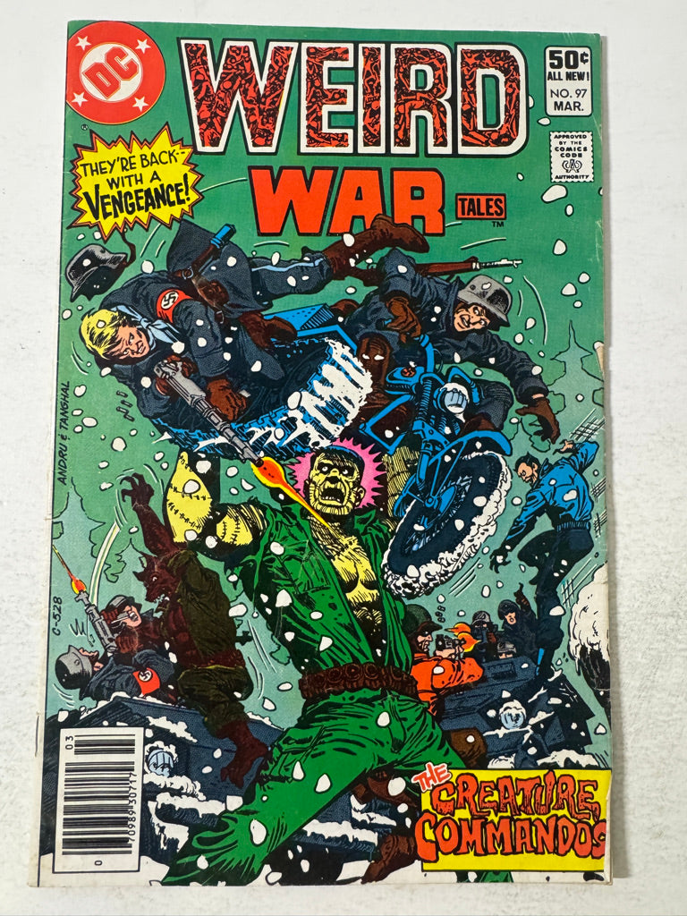 WEIRD WAR TALES #97 GD/VG NEWSSTAND