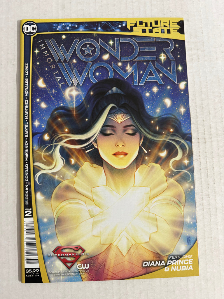 FUTURE STATE IMMORTAL WONDER WOMAN #2 NM Jen Bartel Cover