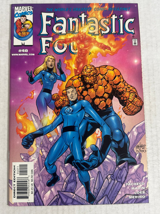 FANTASTIC FOUR #40 Vol 3 NM Carlos Pacheco Cover