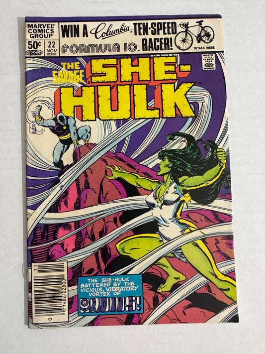 SAVAGE SHE-HULK #22 FN/VF NEWSSTAND