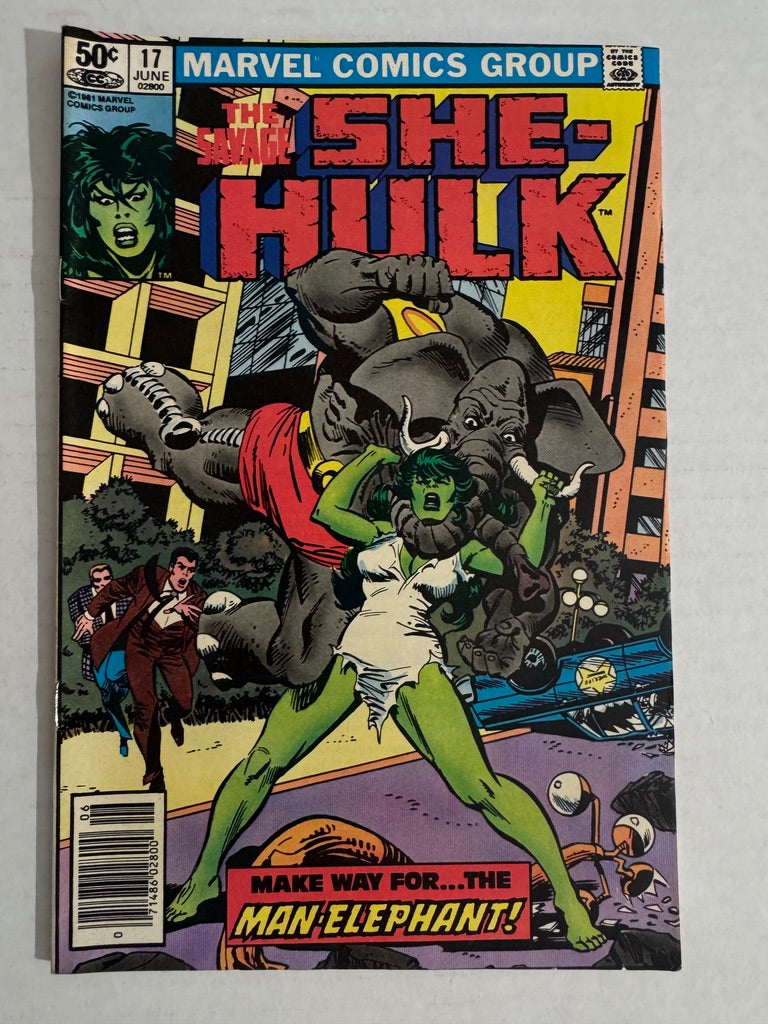 SAVAGE SHE-HULK #17 FN+ NEWSSTAND