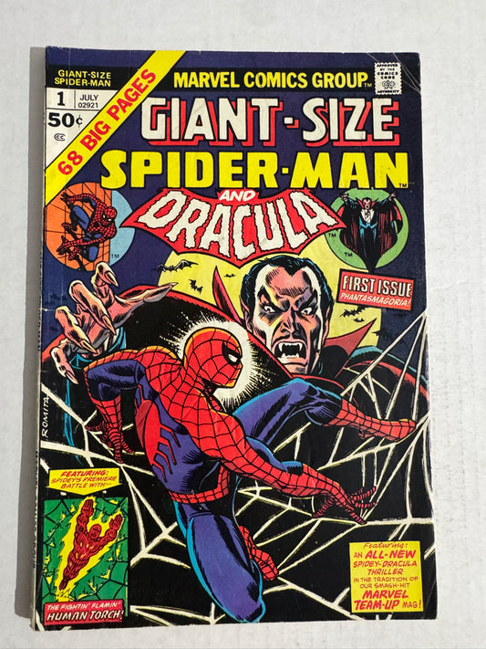 GIANT-SIZE SPIDER-MAN AND DRACULA #1 VG