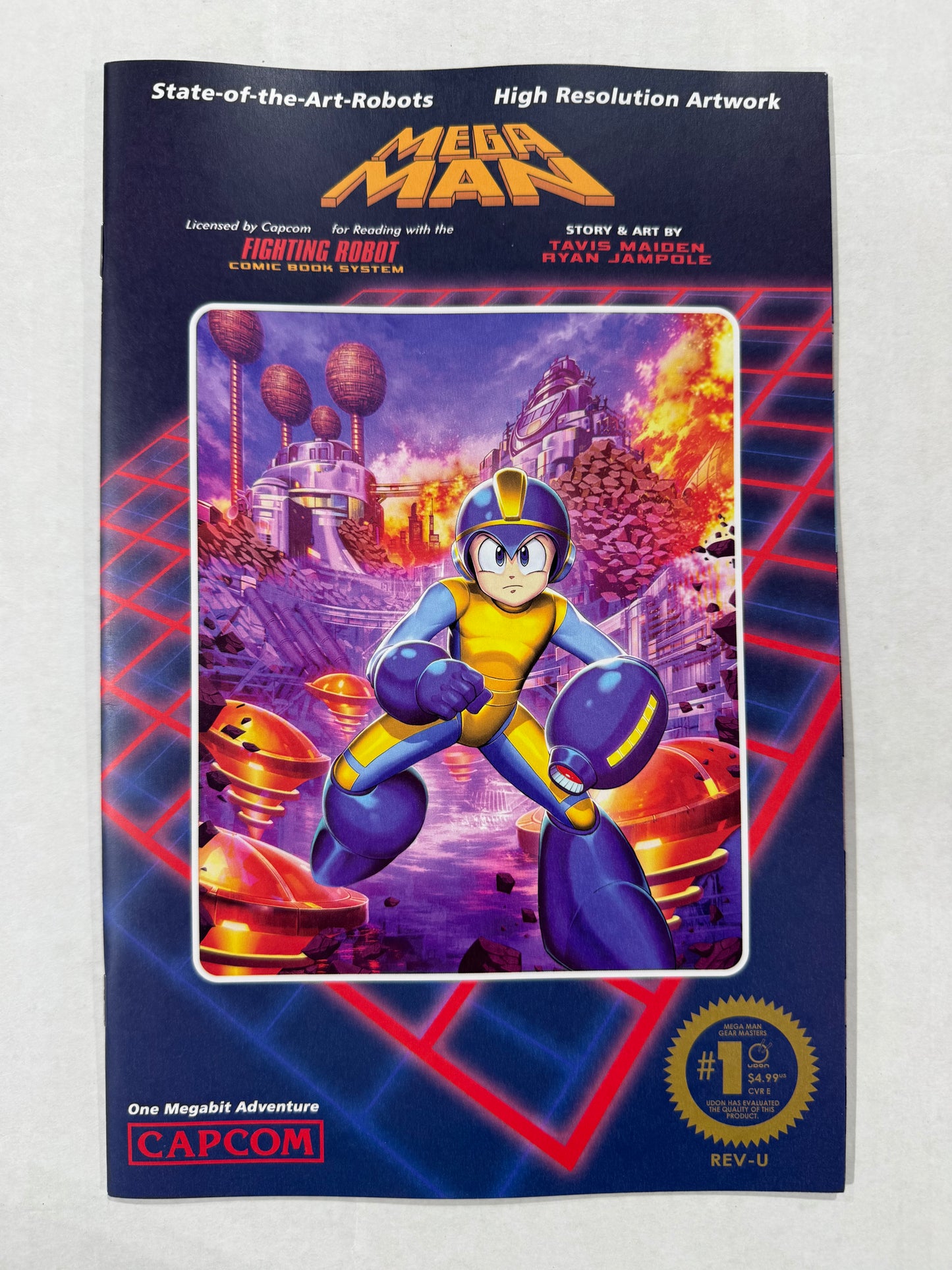 MEGA MAN: GEAR MASTERS #1 NM Cover E 1:5 Gonzalo 'Genzoman' Ordoñez Variant