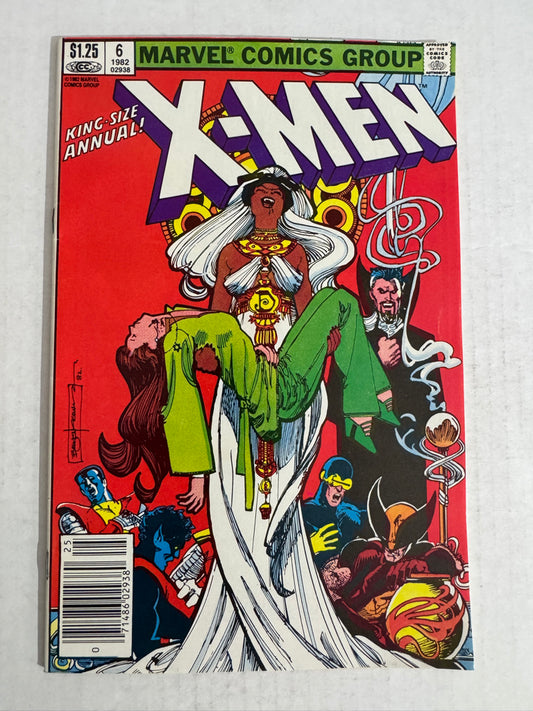 X-MEN ANNUAL #6 1982 NM- Bill Sienkiewicz Cover CANADIAN PRICE VARIANT