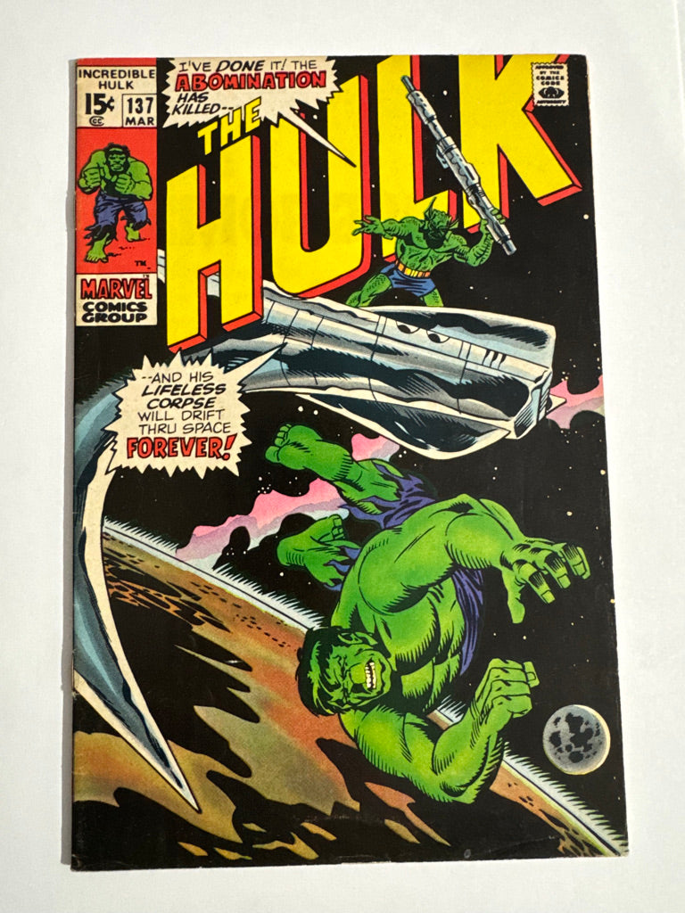 INCREDIBLE HULK #137 FN+