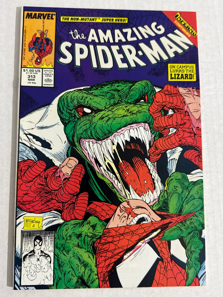 AMAZING SPIDER-MAN #313 NM- Todd McFarlane Cover
