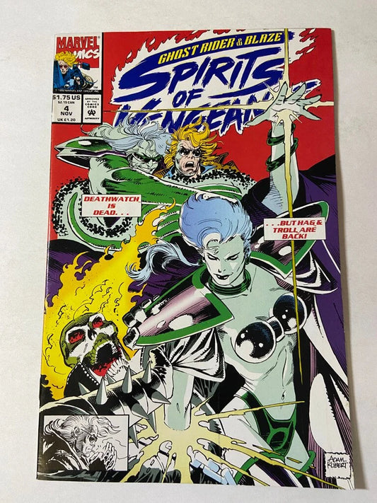 Ghost Rider & Blaze SPIRITS OF VENGEANCE #4 NM
