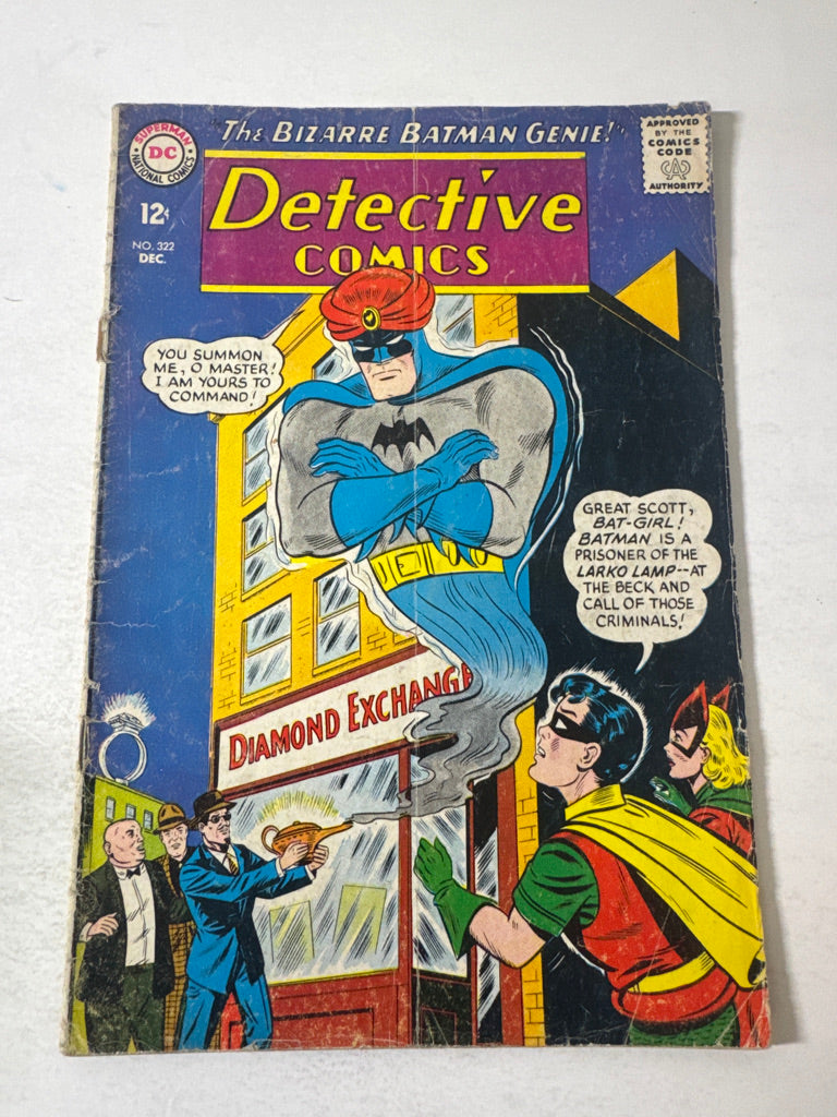 DETECTIVE COMICS #322 GD-