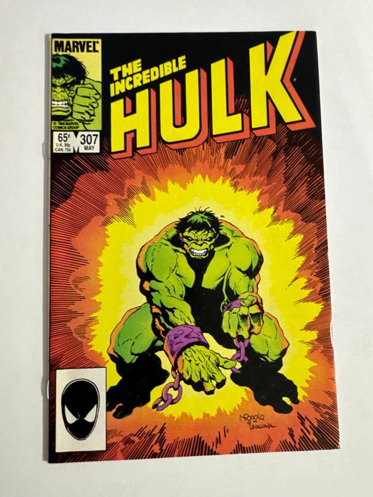 INCREDIBLE HULK #307 NM Mike Mignola Cover
