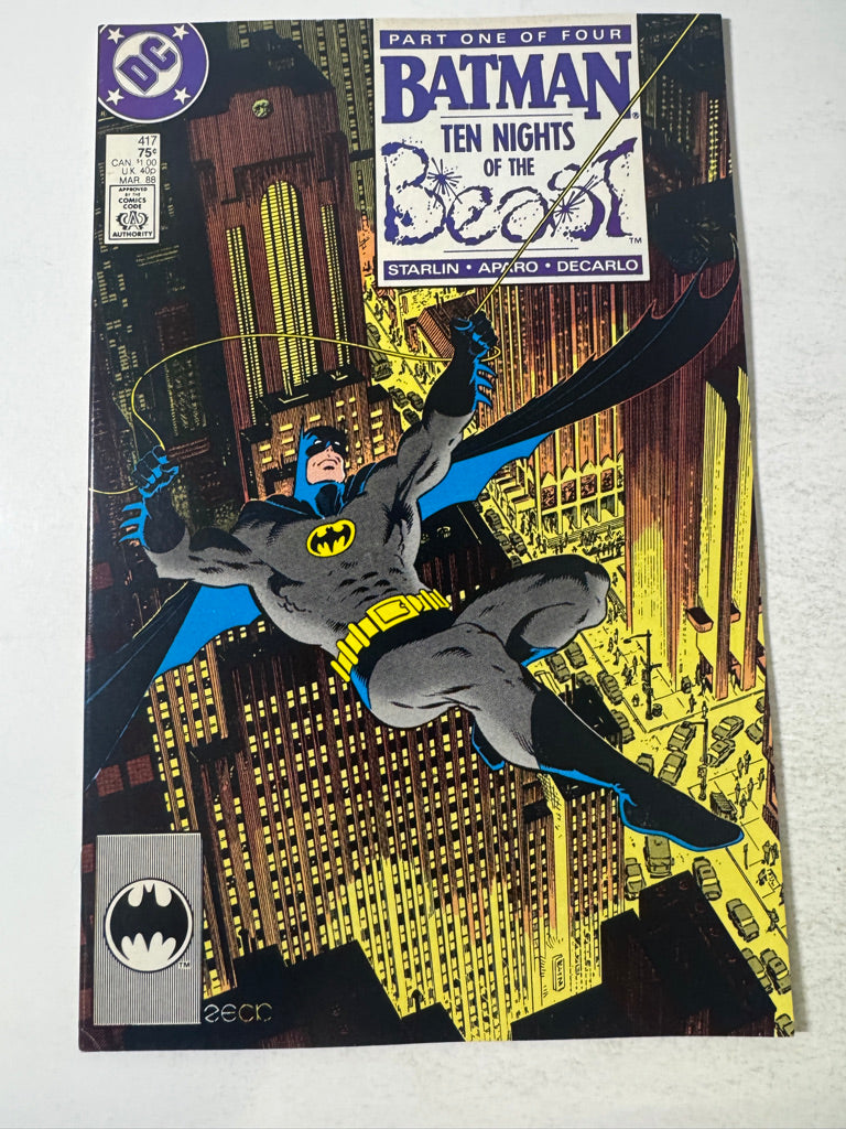 BATMAN #417 VF- Mike Zeck Cover 1ST APPEARANCE