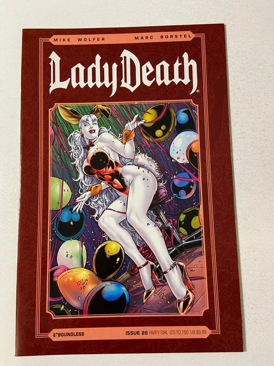 LADY DEATH #26 NM Party Girl Variant LTD 750