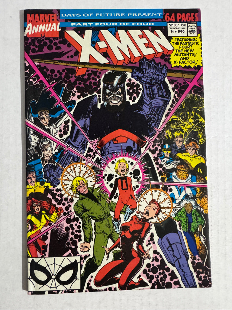 X-MEN ANNUAL #14 VF+ Arthur Adams Cover 1ST APPEARANCE