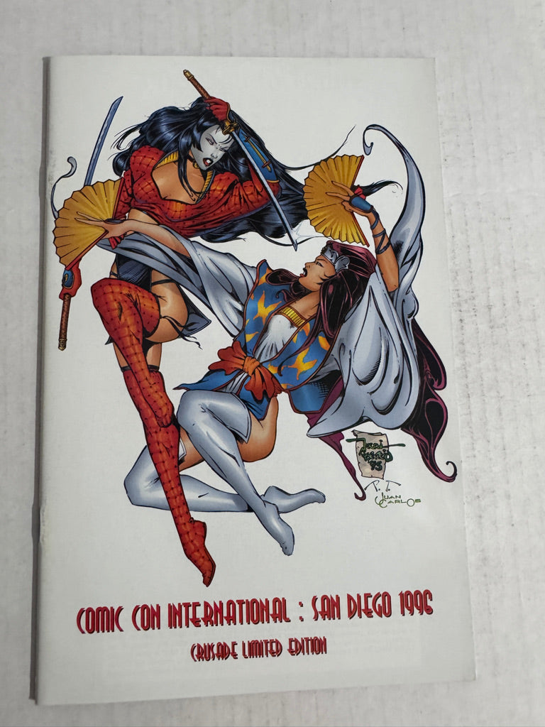 SHI VS TOMOE #1 PREVIEW EDITION NM SDCC Bill Tucci Cover