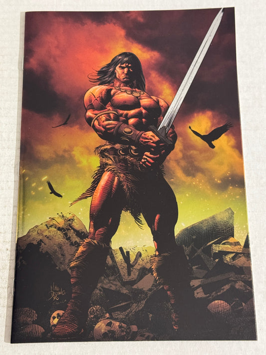CONAN THE BARBARIAN #5 NM Mike Deodato Jr Virgin Foil LCSD Variant