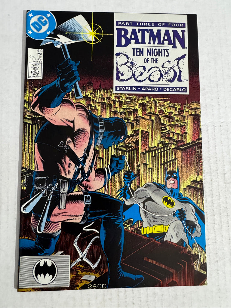 BATMAN #419 VF/NM Mike Zeck Cover