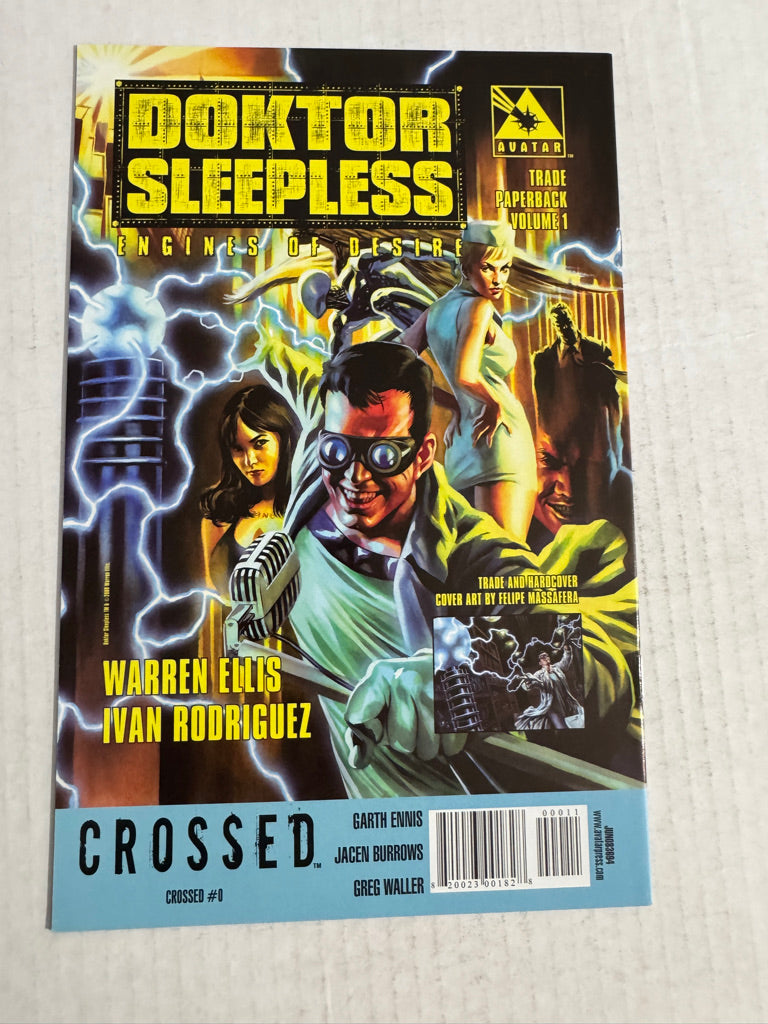 CROSSED #0 NM- Jacen Burrows Cover SIGNED 2x 1ST APPEARANCE