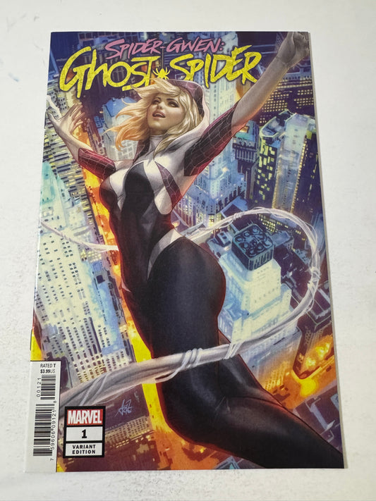 SPIDER-GWEN GHOST-SPIDER #1 NM Artgerm Variant