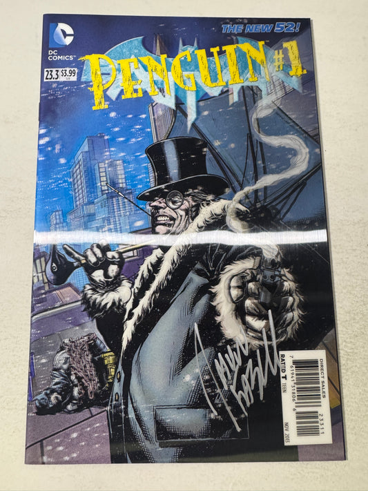 BATMAN #23.3 / PENGUIN #1 Vol 2 NM Lenticular Cover SIGNED by JASON FABOK
