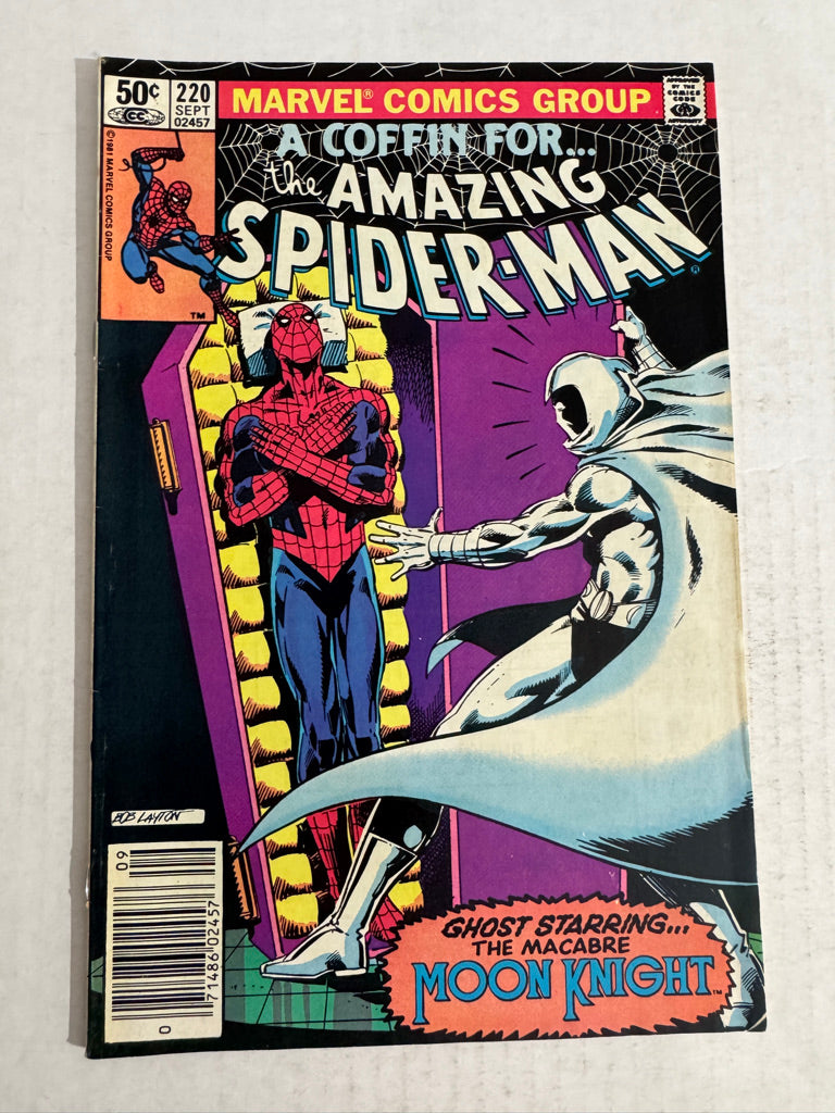 AMAZING SPIDER-MAN #220 FN/VF NEWSSTNAD
