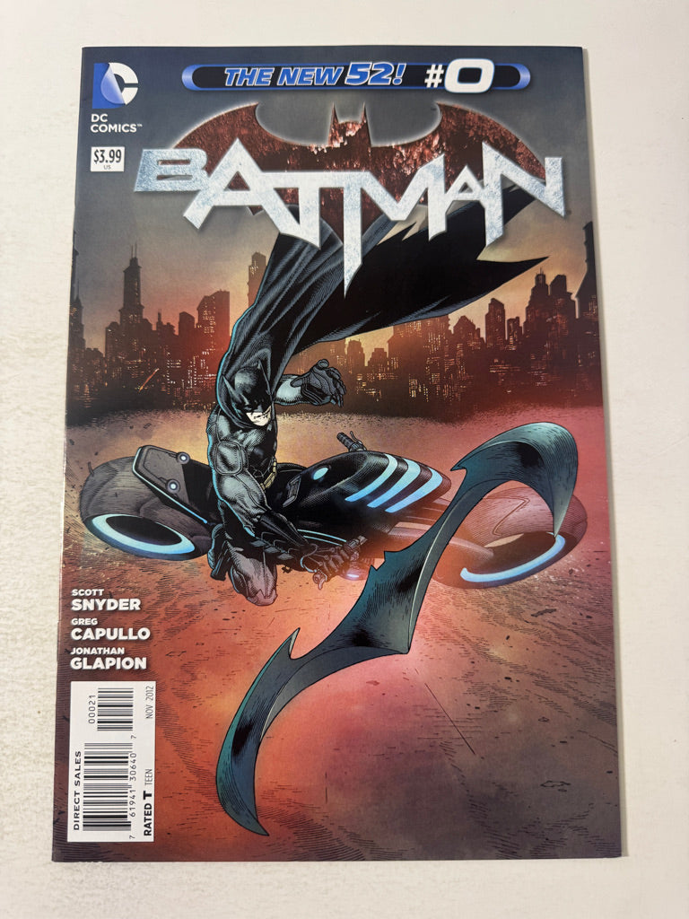 BATMAN #0 Vol 2 NM- 1:25 Andy Clarke Variant