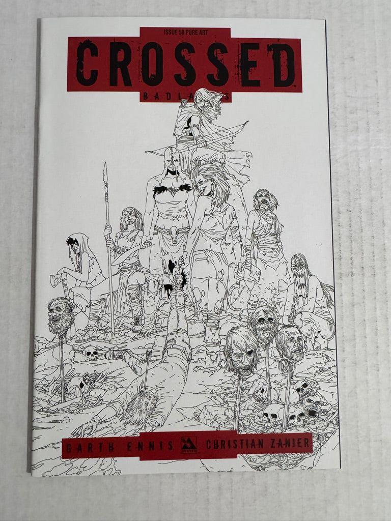 CROSSED BADLANDS #50 NM Jacen Burrows Amazons Pure Art Variant