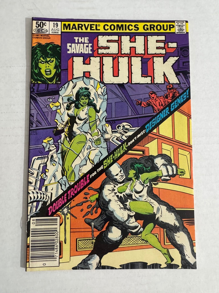 SAVAGE SHE-HULK #19 VF NEWSSTAND