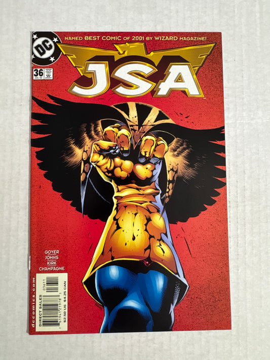 JSA #36 NM Rags Morales Cover