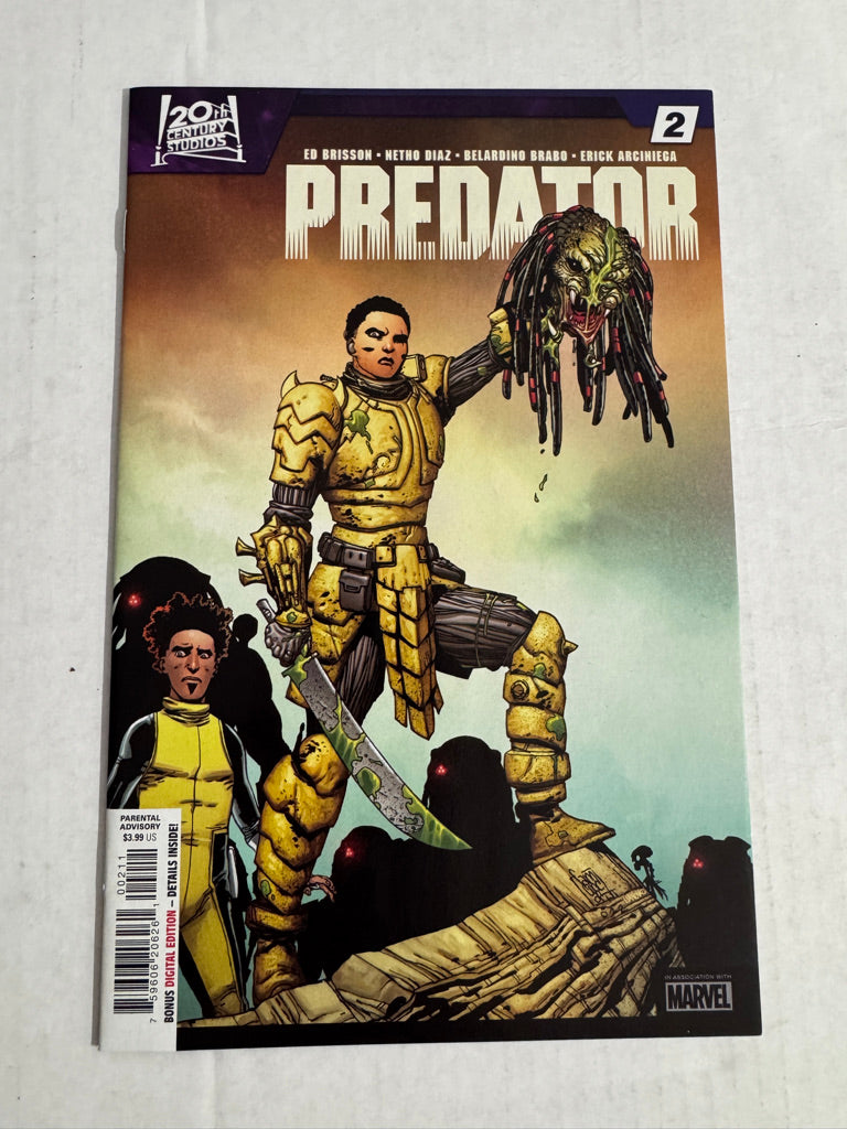 PREDATOR #2 Vol 2 NM Camuncoli Cover