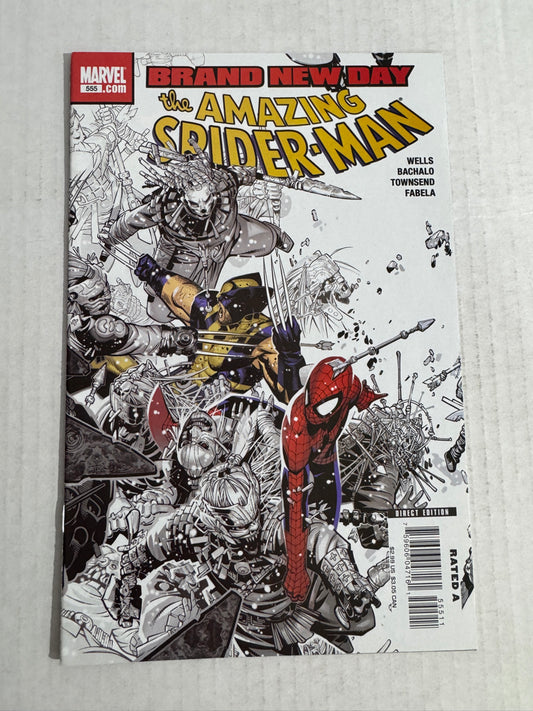 AMAZING SPIDER-MAN #555 NM- Chris Bachalo Cover