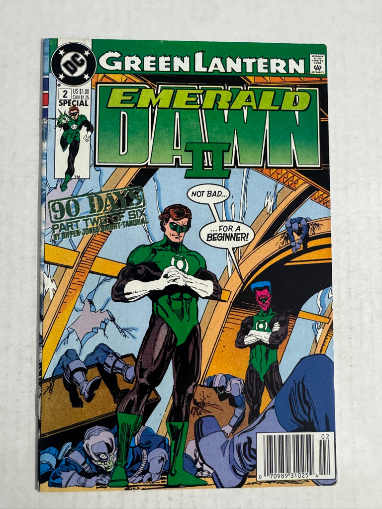 GREEN LANTERN EMERALD DAWN II #2 NM- NEWSSTAND