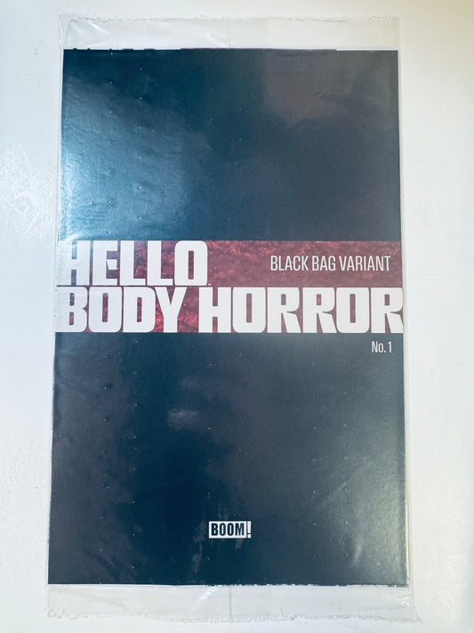 HELLO BODY HORROR #1 NM Cover C Jonathan Wayshak Black Bag Variant