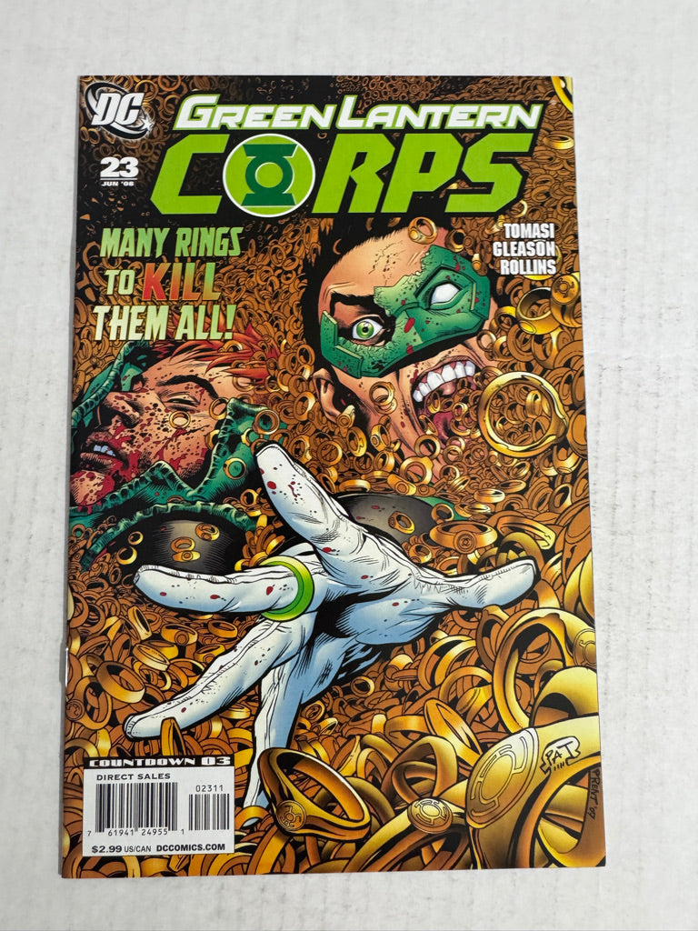 GREEN LANTERN CORPS #23 Vol 2 Patrick Gleason Cover