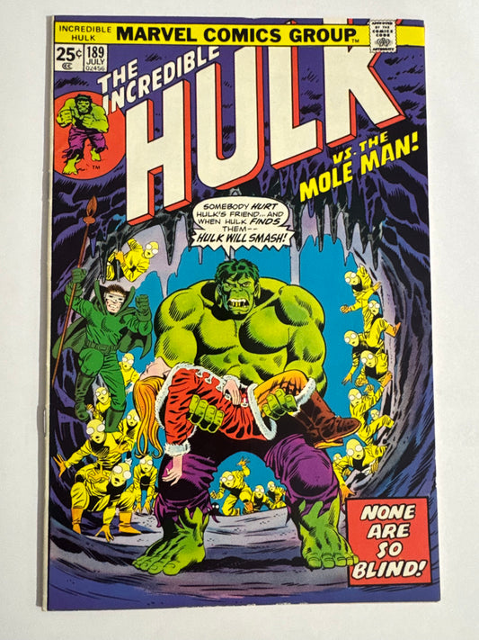 INCREDIBLE HULK #189 VF
