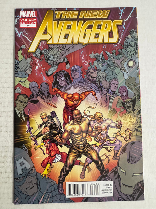NEW AVENGERS #34 Vol 2 NM David Yardin Variant