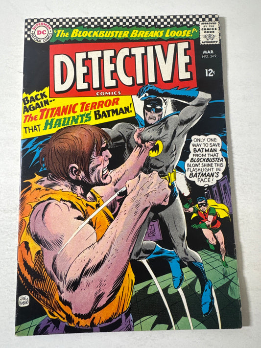 DETECTIVE COMICS #349 FN+ Joe Kubert Cover