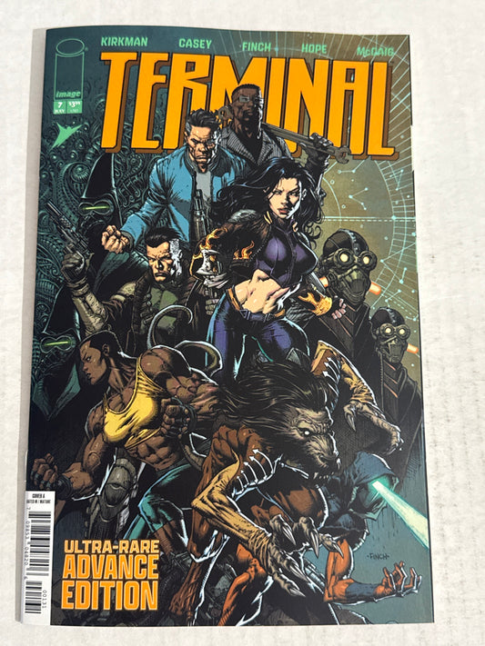 TERMINAL #7 NM David Finch Ultra-Rare Advance Edition Variant