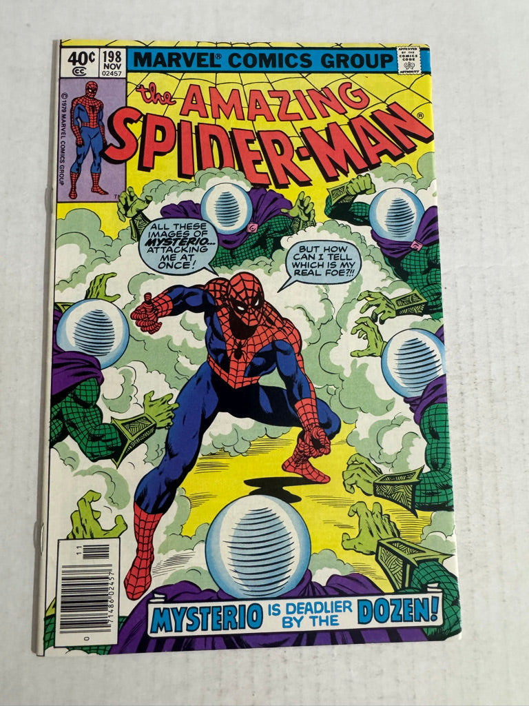 AMAZING SPIDER-MAN #198 VF+ NEWSSTAND