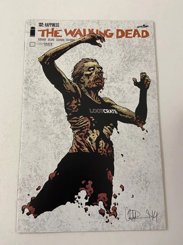 THE WALKING DEAD #132 VF/NM Charlie Adlard Loot Crate Variant