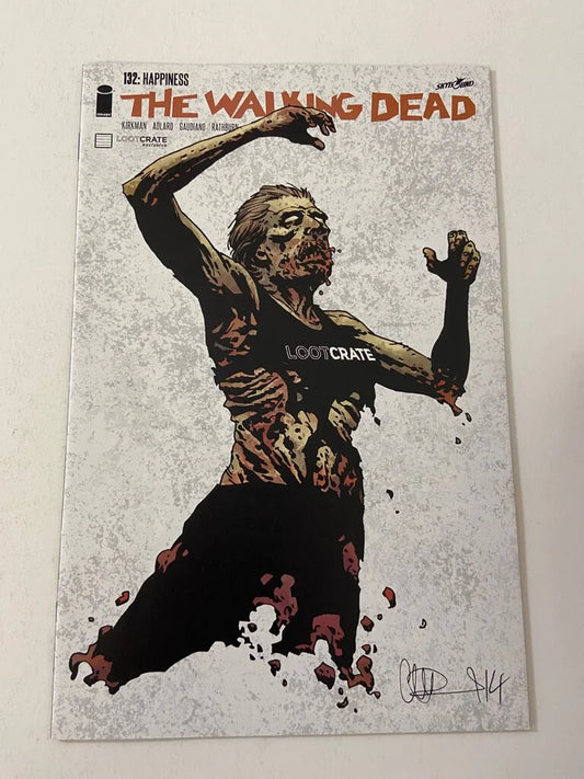 THE WALKING DEAD #132 VF/NM Charlie Adlard Loot Crate Variant